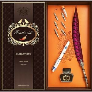 Featheria Fine Point Stylus & Quill Pen - iPad, iPhone, Samsung Galaxy, Kindle